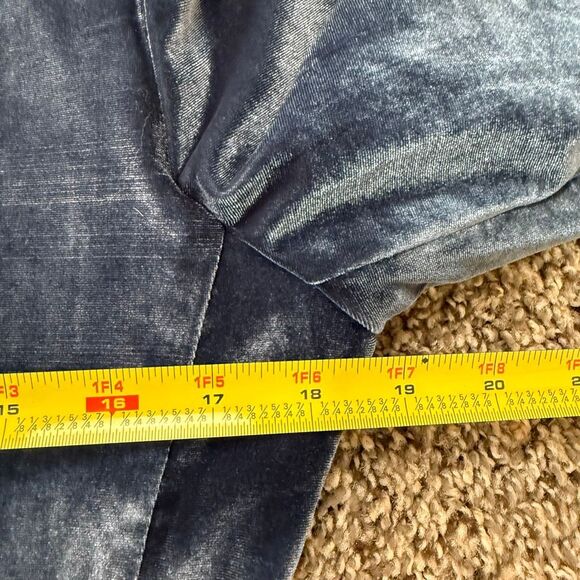 Lucca Couture Wild Fang Velvet Velveteen Jacket Blazer Small Peacoat - Picture 4 of 5